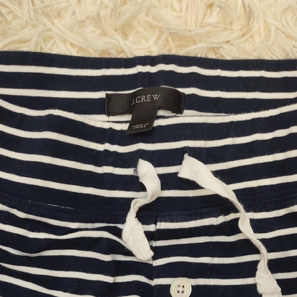 Striped Black and White Lounge Pants - Picture 2 of 10